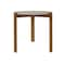 Manhattan Comfort Oval End Table, 18.11 in W, 19.25 in L, 17.32 in H, MDF, Greige ET-82742-OW - alternate 1